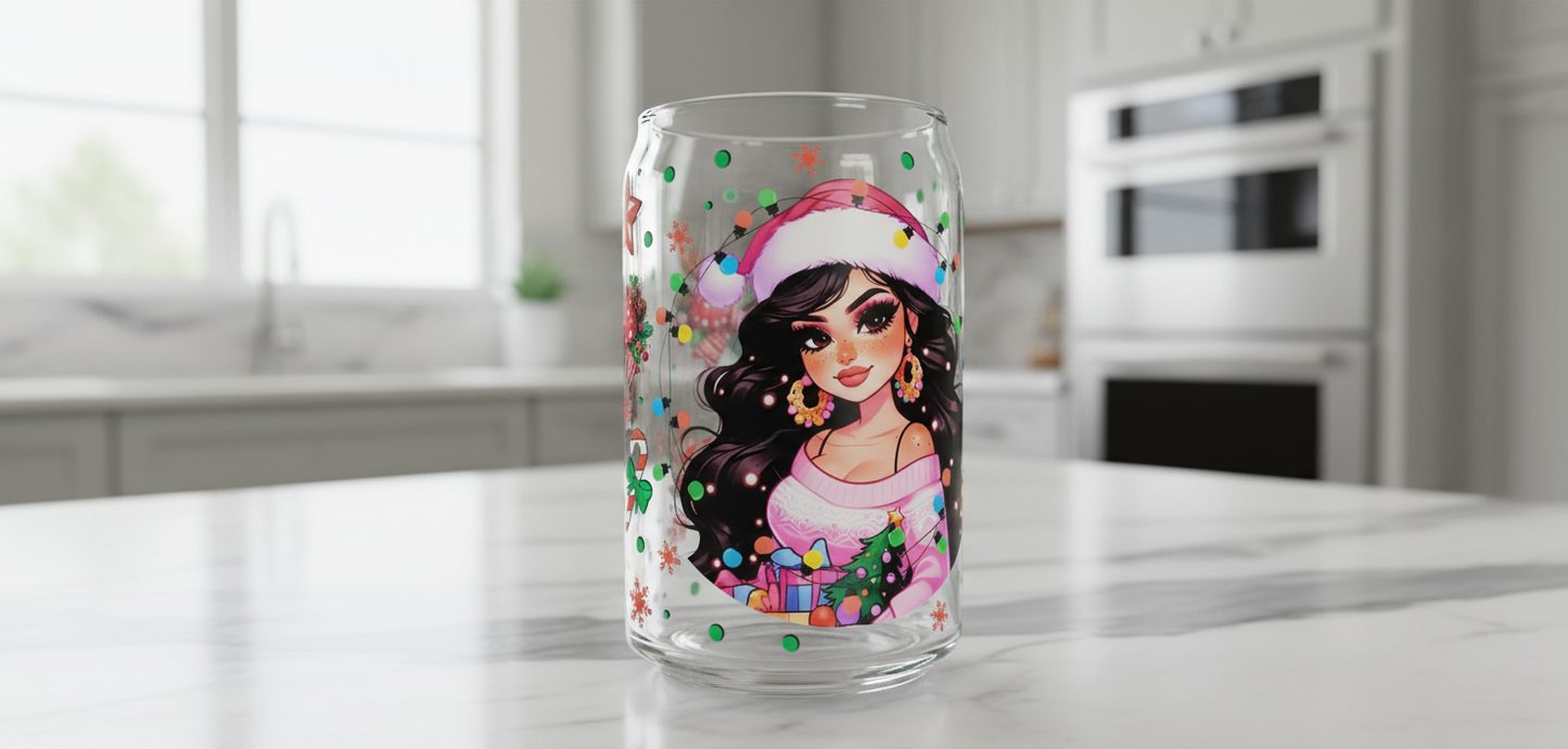 Latina Christmas - UVDTF Wrap for cups/hard surfaces sticker