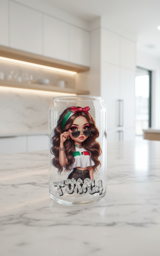 La Mexicana Tóxica Bandana - UVDTF Decal for cups/hard surfaces sticker