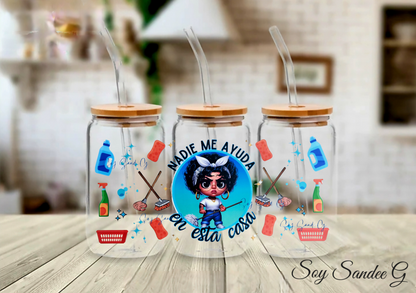 Nadie Me Ayuda (No One Helps Me) - UVDTF Wrap for cups/hard surfaces sticker