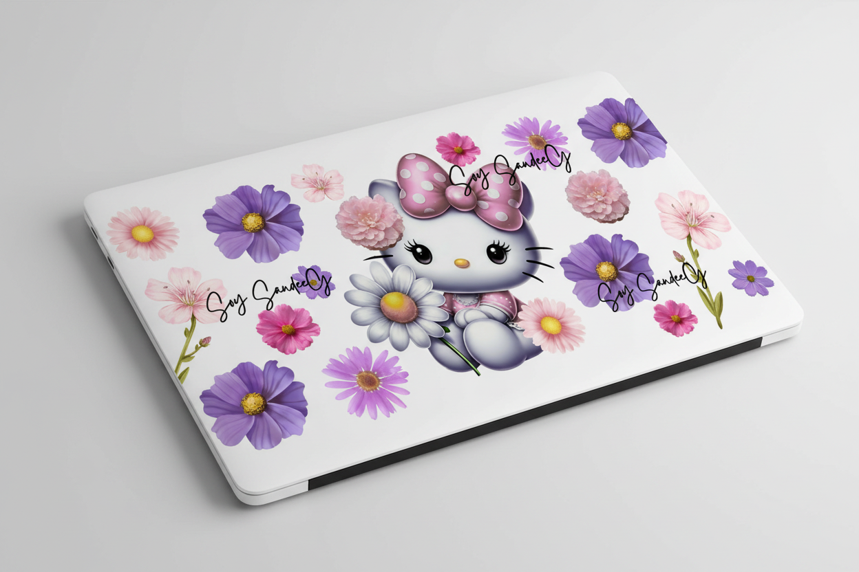 HK Flowers - UVDTF wrap for cups/hard surfaces sticker