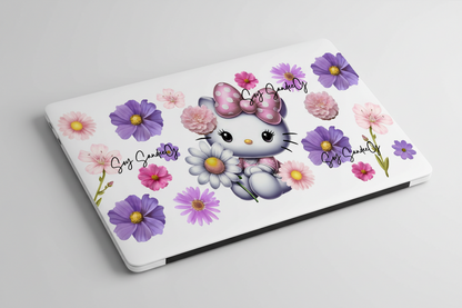 HK Flowers - UVDTF wrap for cups/hard surfaces sticker