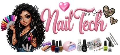 Nail Tech - UVDTF Wrap for cups/hard surfaces sticker