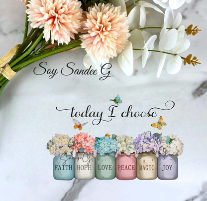 Today I Choose (6 Jars) - UVDTF Decal for cups/hard surfaces sticker