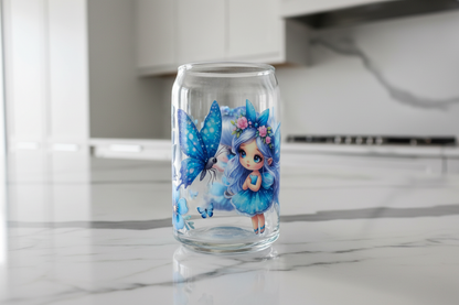 Blue Fairies - UVDTF Wrap for cups/hard surfaces sticker