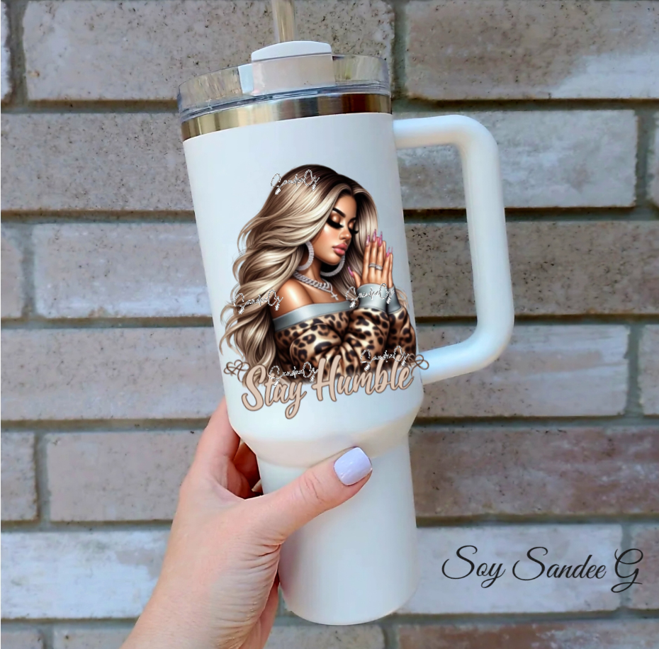 Stay Humble Praying Beauty - UVDTF Decal for cups/hard surfaces sticker