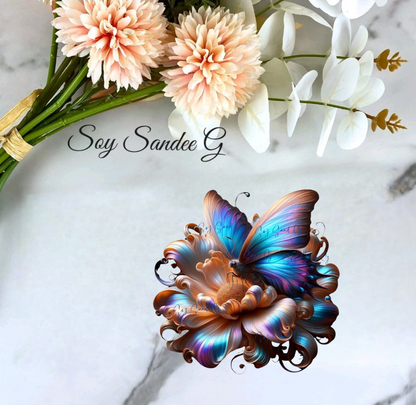 Iridescent Butterfly - UVDTF Decal for cups/hard surfaces sticker