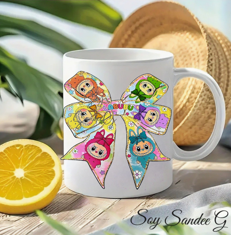 Labubu Bow -  UVDTF Decal for cups/hard surfaces sticker