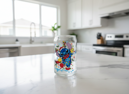 Calcomanía UVDTF con luces de punto de reno