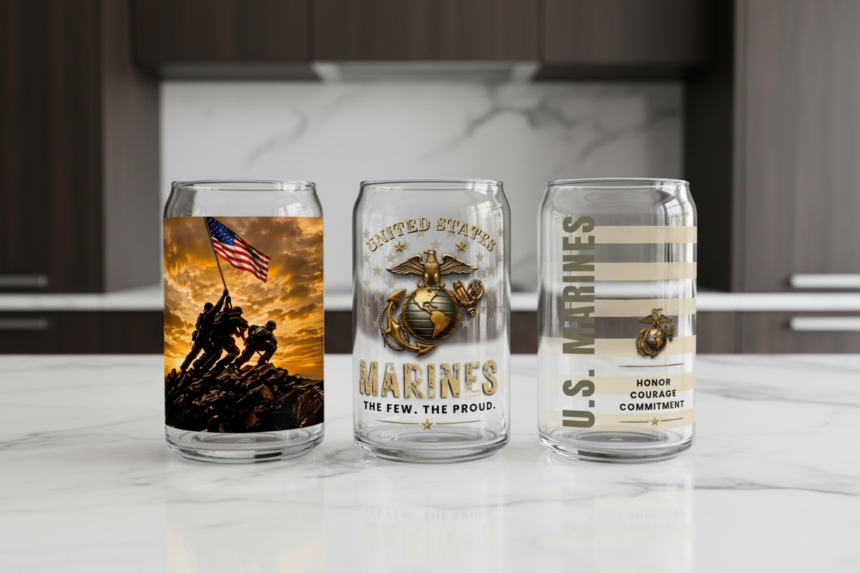 Marines - UVDTF Wrap for cups/hard surfaces sticker