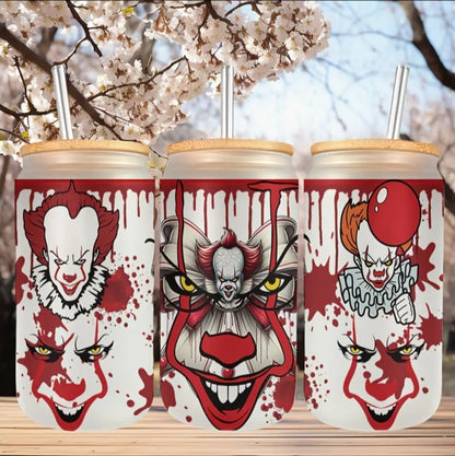 Scary Clown - UVDTF Wrap for cups/hard surfaces sticker
