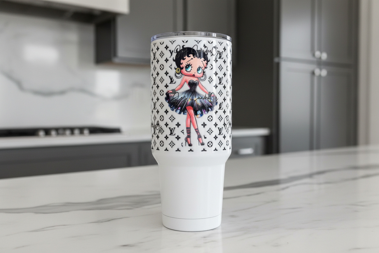 Louis Vuitton Betty - UVDTF Wrap for cups/hard surfaces sticker
