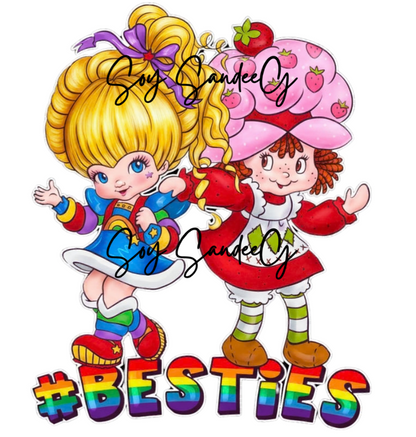 Besties - UVDTF Decal for cups/hard surfaces sticker