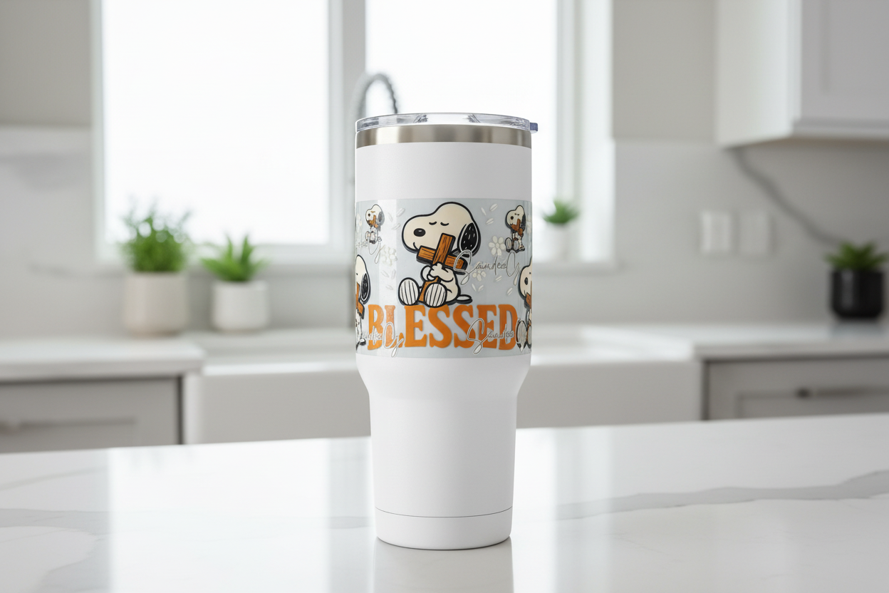 Blessed Snoopy - UVDTF Wrap for cups/hard surfaces sticker