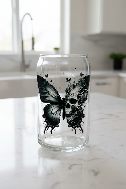 Skull Butterfly - UVDTF Decal for cups/hard surfaces sticker