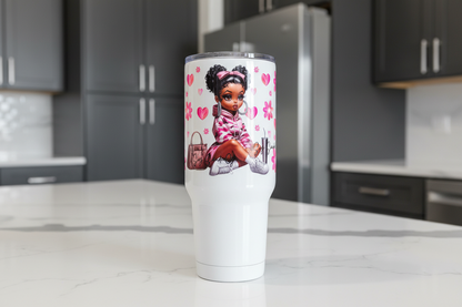 Pink Cutie - UVDTF Wrap for cups/hard surfaces sticker