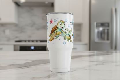 Crush Turtles - UVDTF Wrap for cups/hard surfaces sticker