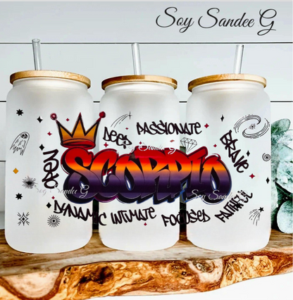 Graffiti Scorpio - UVDTF Wrap for cups/hard surfaces sticker