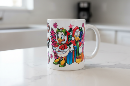 Daisy & Donald Christmas - UVDTF Wrap for cups/hard surfaces sticker