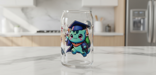 Cute Monster Grad - UVDTF wrap for cups/hard surfaces sticker