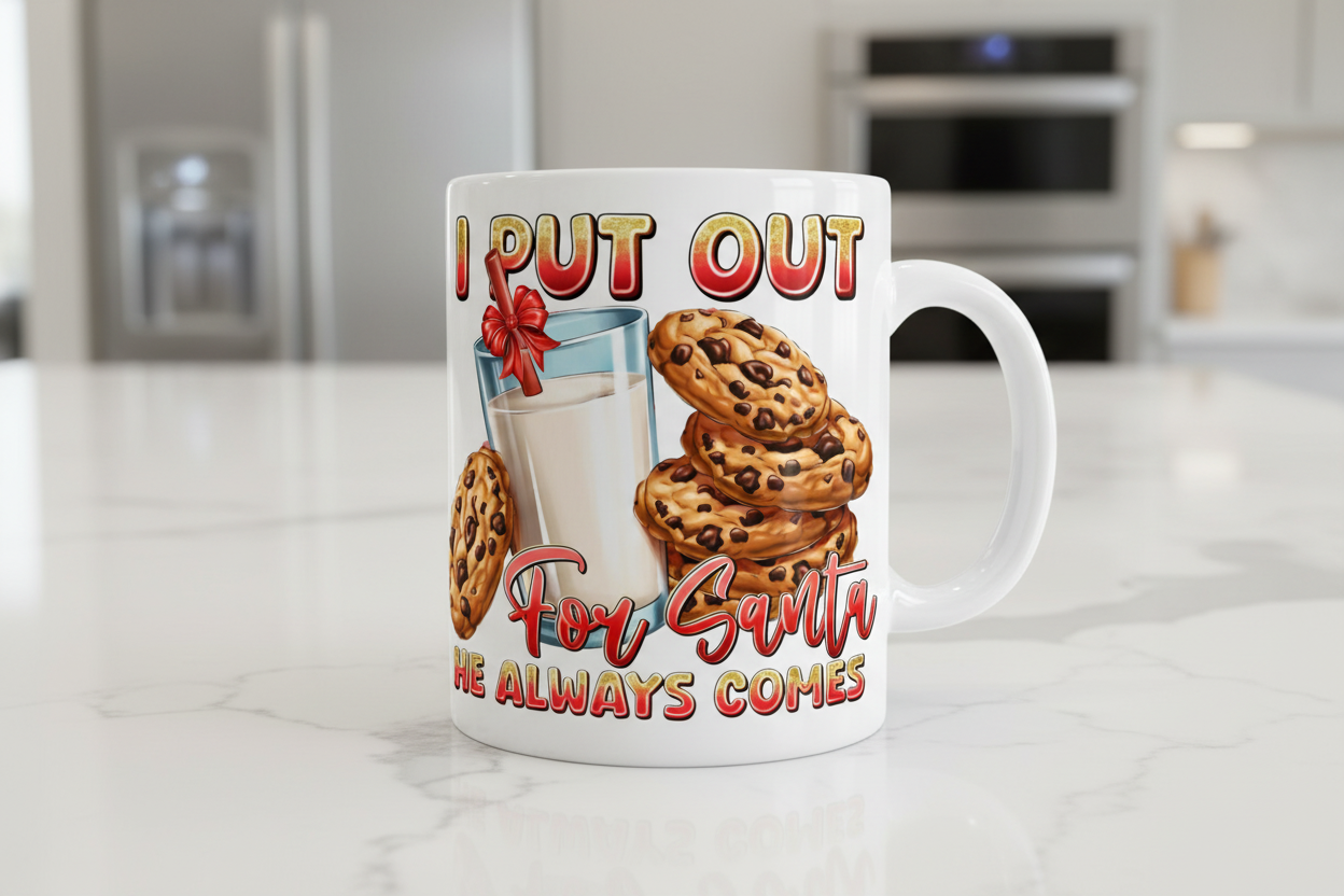 I Put Out For Santa - UVDTF Decal for cups/plates/hard surfaces sticker