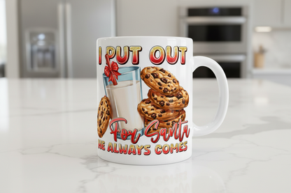 I Put Out For Santa - UVDTF Decal for cups/plates/hard surfaces sticker