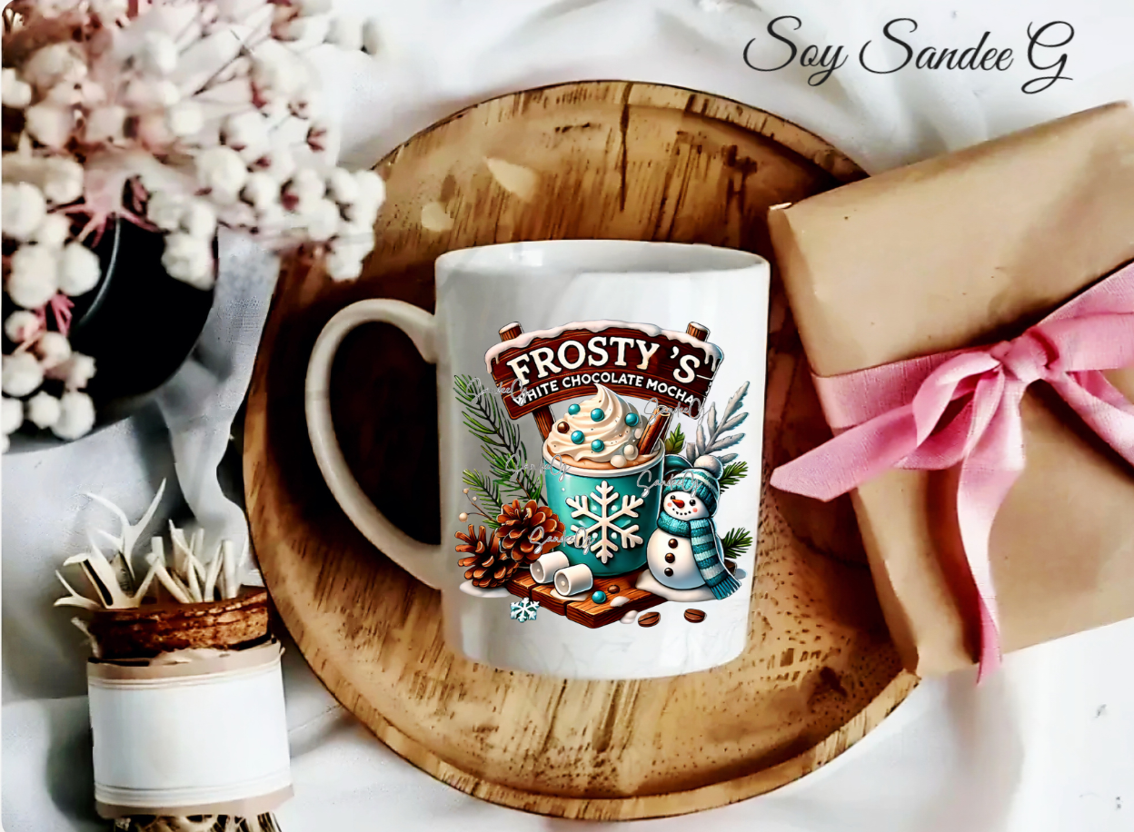 Frosty's White Chocolate Mocha - UVDTF Decal for cups/hard surfaces sticker