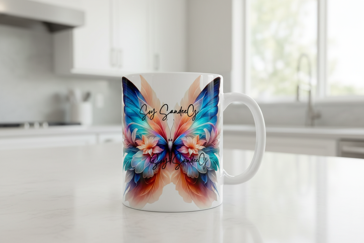 Feathered Butterfly - UVDTF Decal for cups/hard surfaces sticker