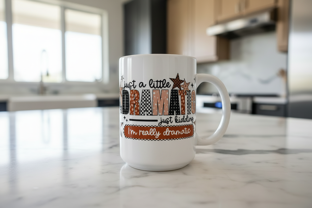 Dramatic - UVDTF Wrap for cups/hard surfaces sticker