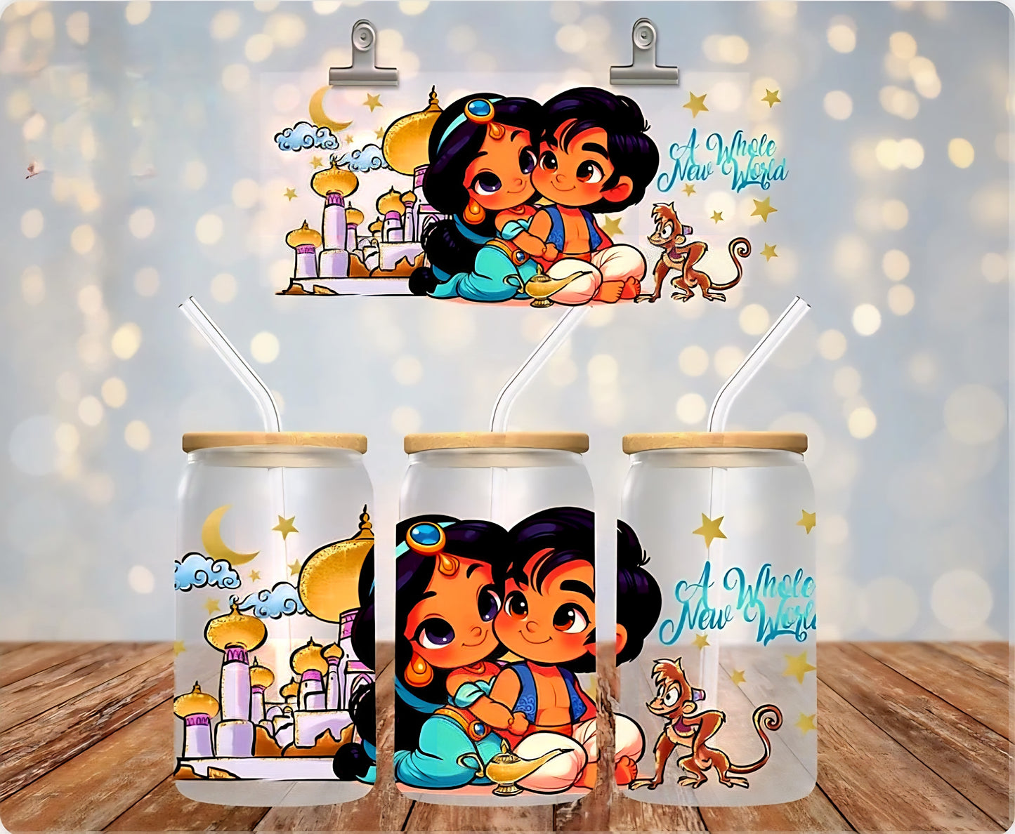 A Whole New World - UVDTF wrap for cups/hard surfaces sticker