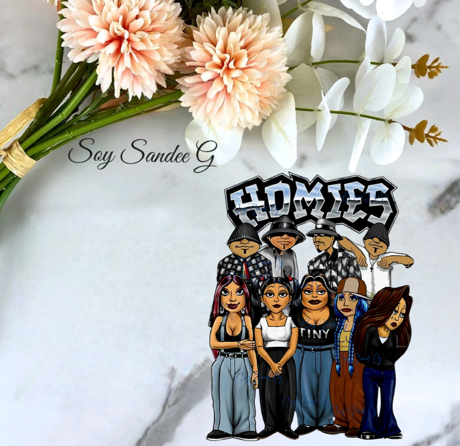 Cholas & Homies - UVDTF Decal for cups/hard surfaces