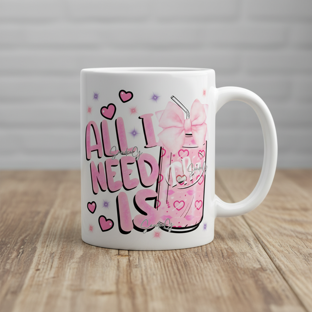 All I Need is Pep - UVDTF Decal for cups/hard surfaces sticker