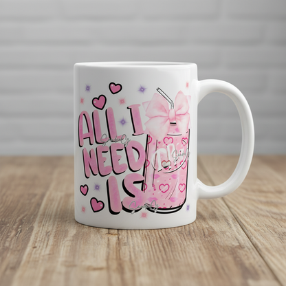 All I Need is Pep - UVDTF Decal for cups/hard surfaces sticker