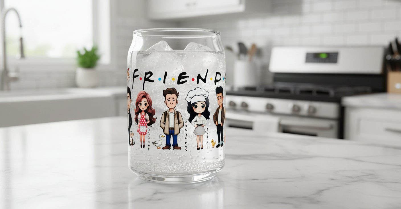 Friends - UVDTF wrap for cups/hard surfaces sticker