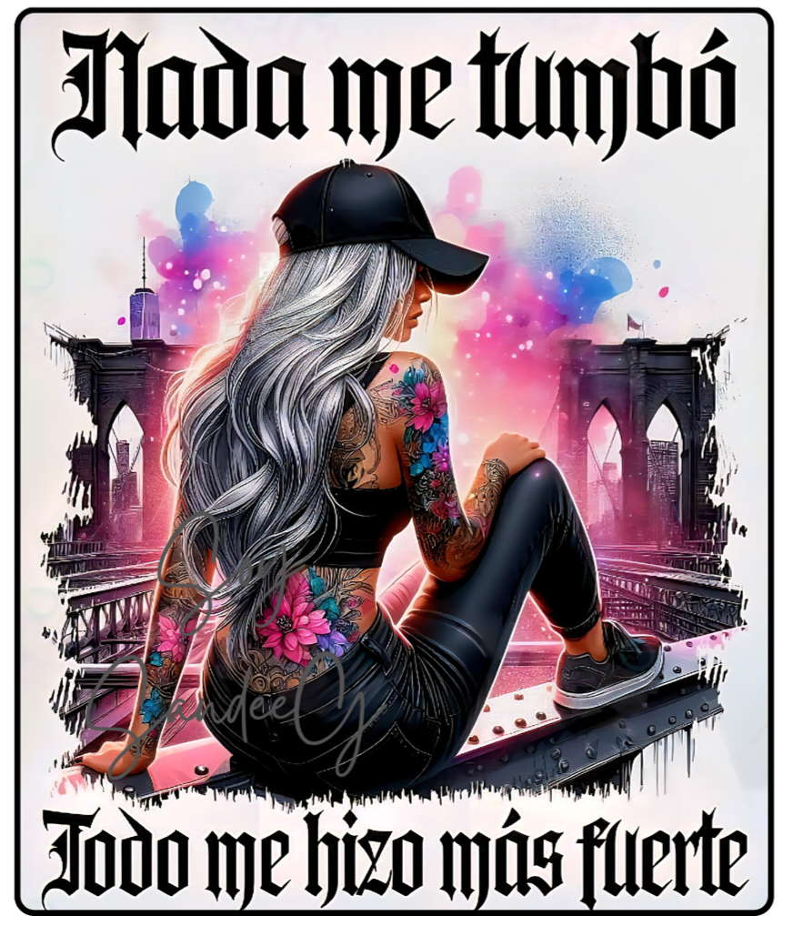 Nada me Tumbó (Nothing Brought me Down) - UVDTF Decal for cups/hard surfaces sticker