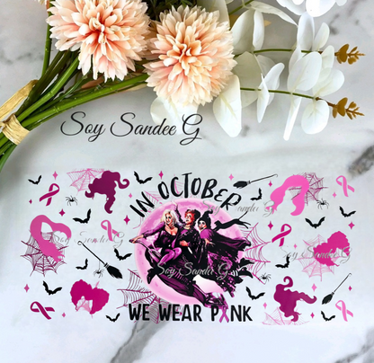 Envoltura UVDTF rosa Hocus Pocus