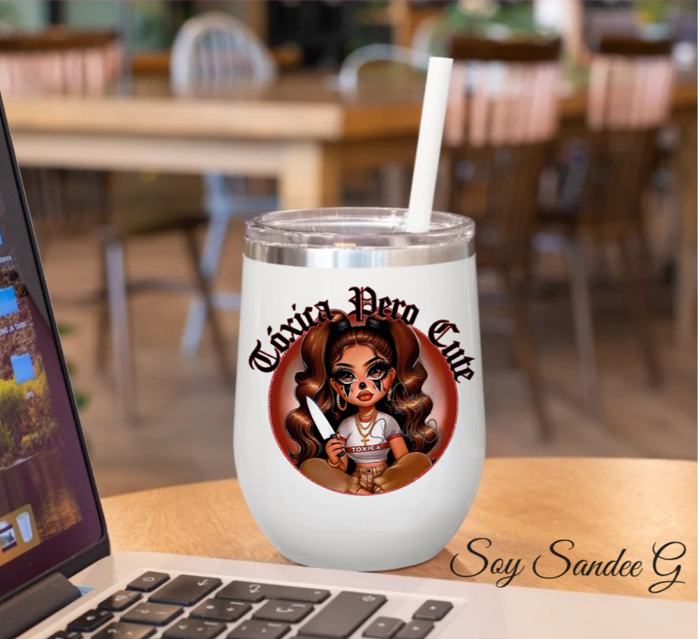 Tóxica Pero Cute - UVDTF Decal for cups/hard surfaces sticker