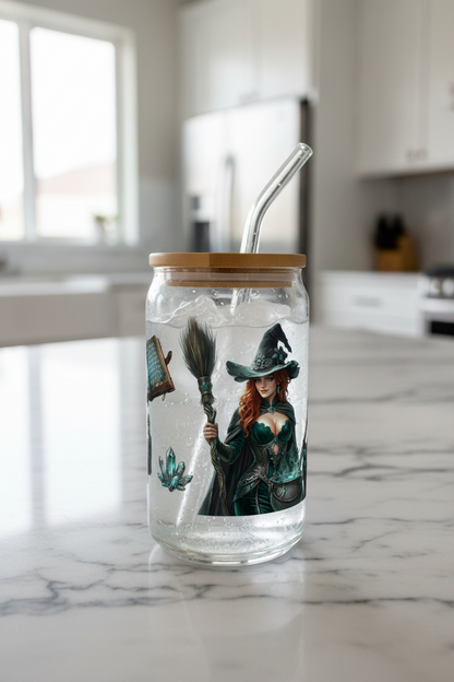 Green Witch - UVDTF Wrap for cups/hard surfaces sticker