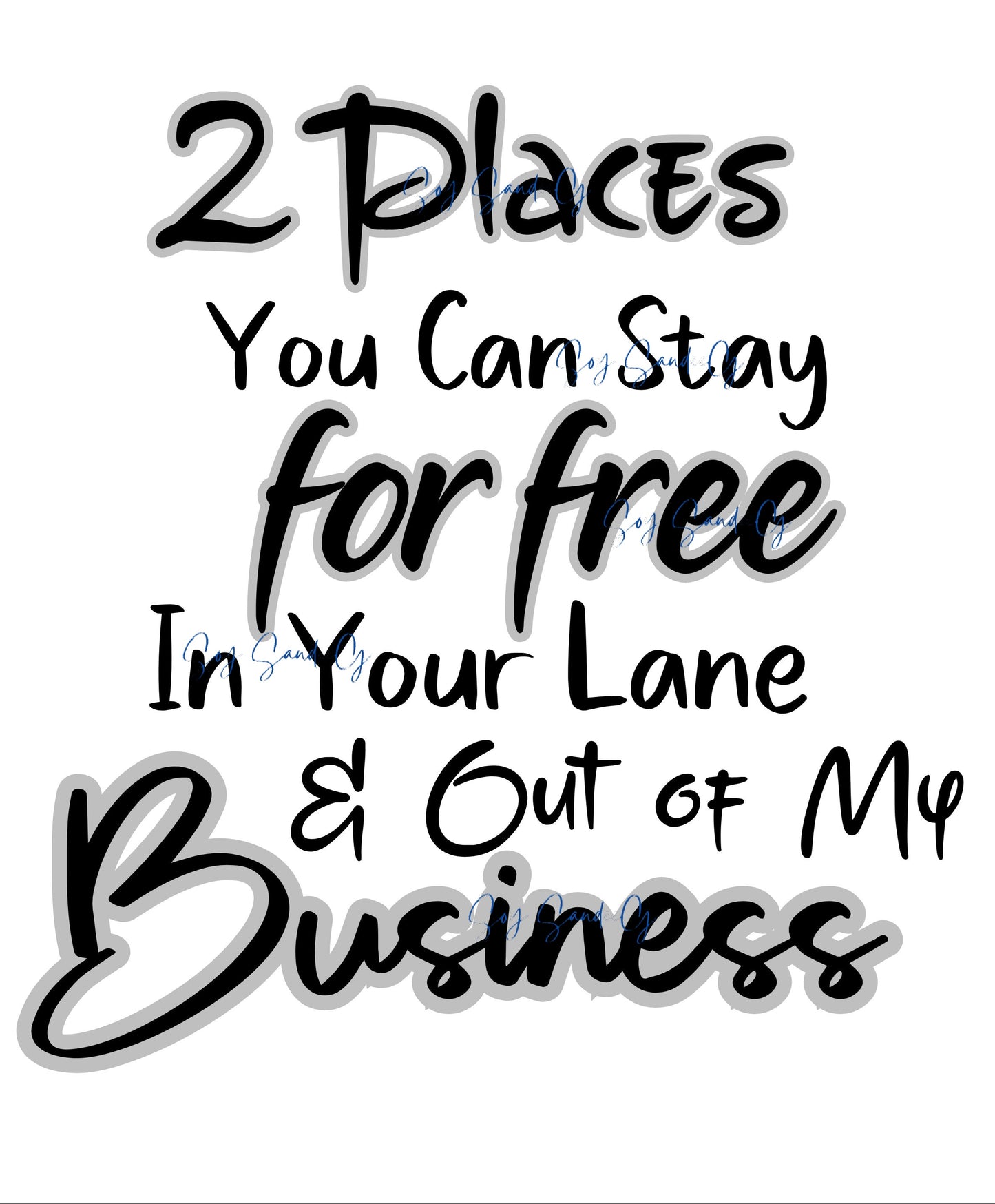 Out of my Business - UVDTF Decal for cups/hard surfaces sticker