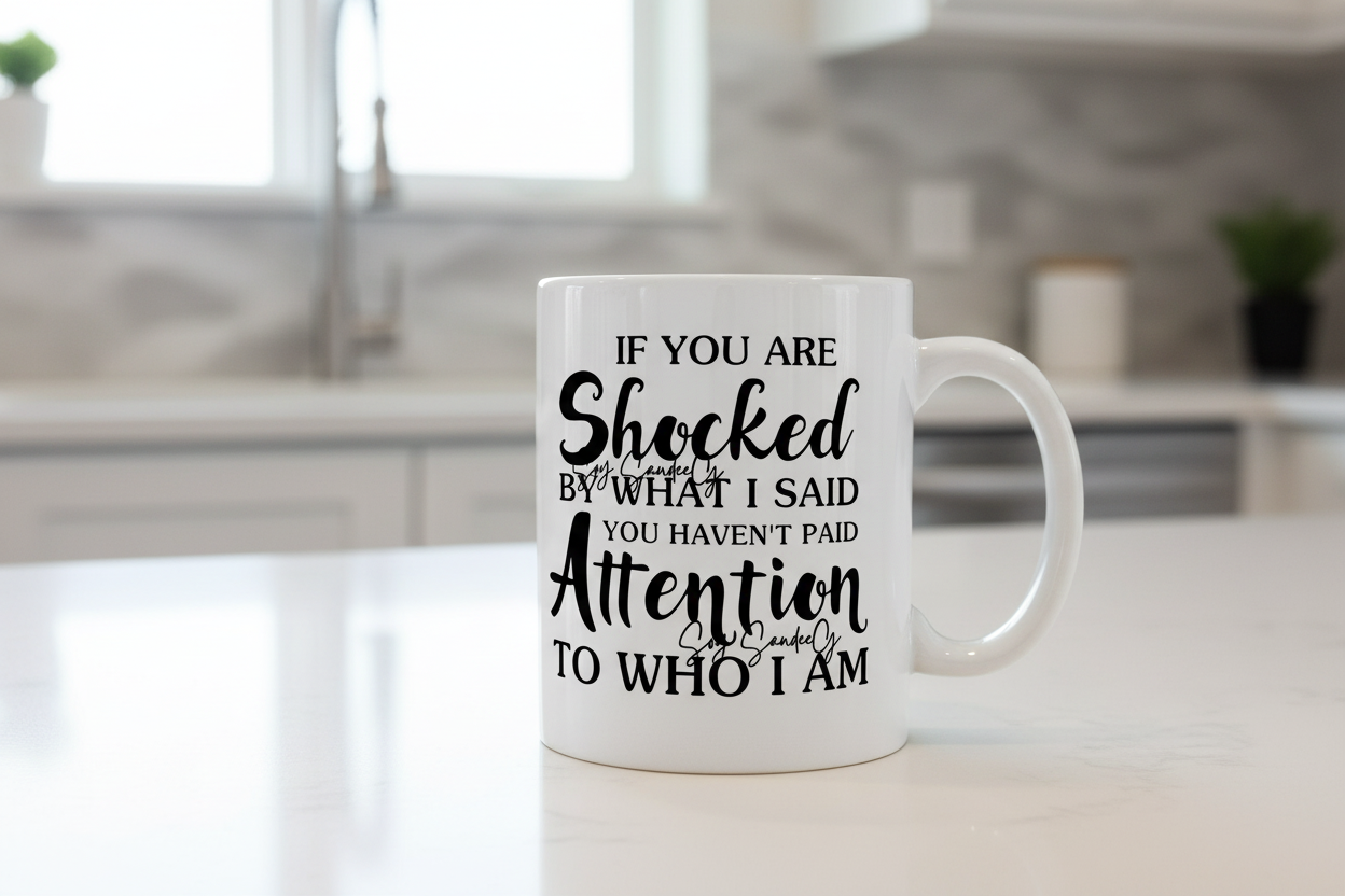 If You Are Shocked - UVDTF Decal for cups/hard surfaces sticker