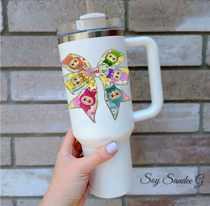 Labubu Bow -  UVDTF Decal for cups/hard surfaces sticker