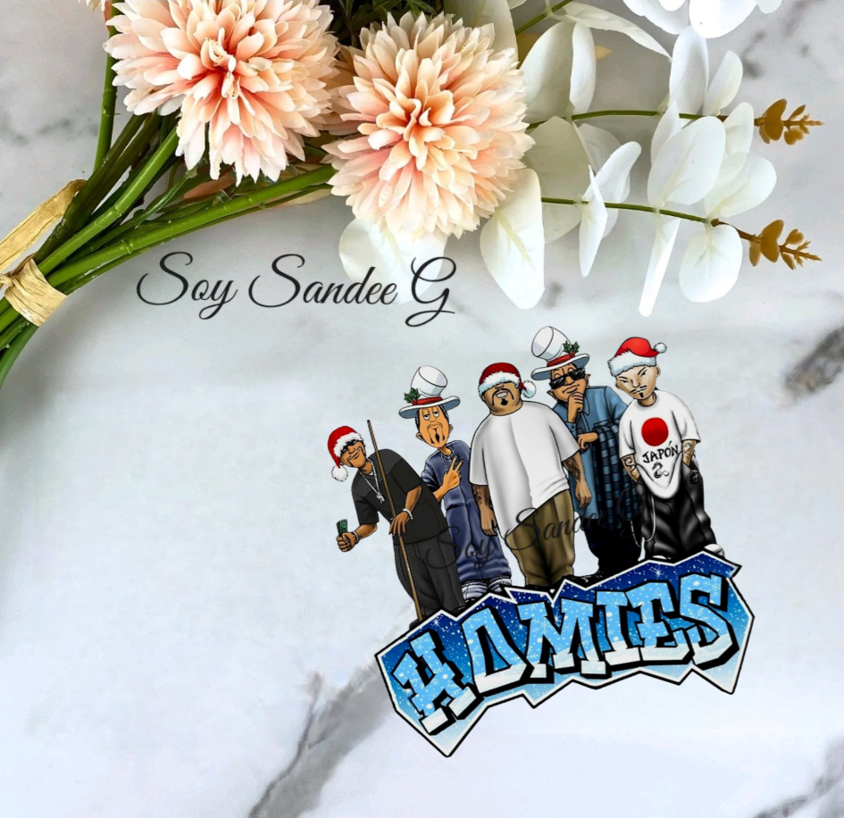 X-Mas Cholos - UVDTF Decal for cups/hard surfaces sticker