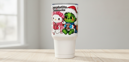 Modo de puntada de Grinch en envoltura UVDTF