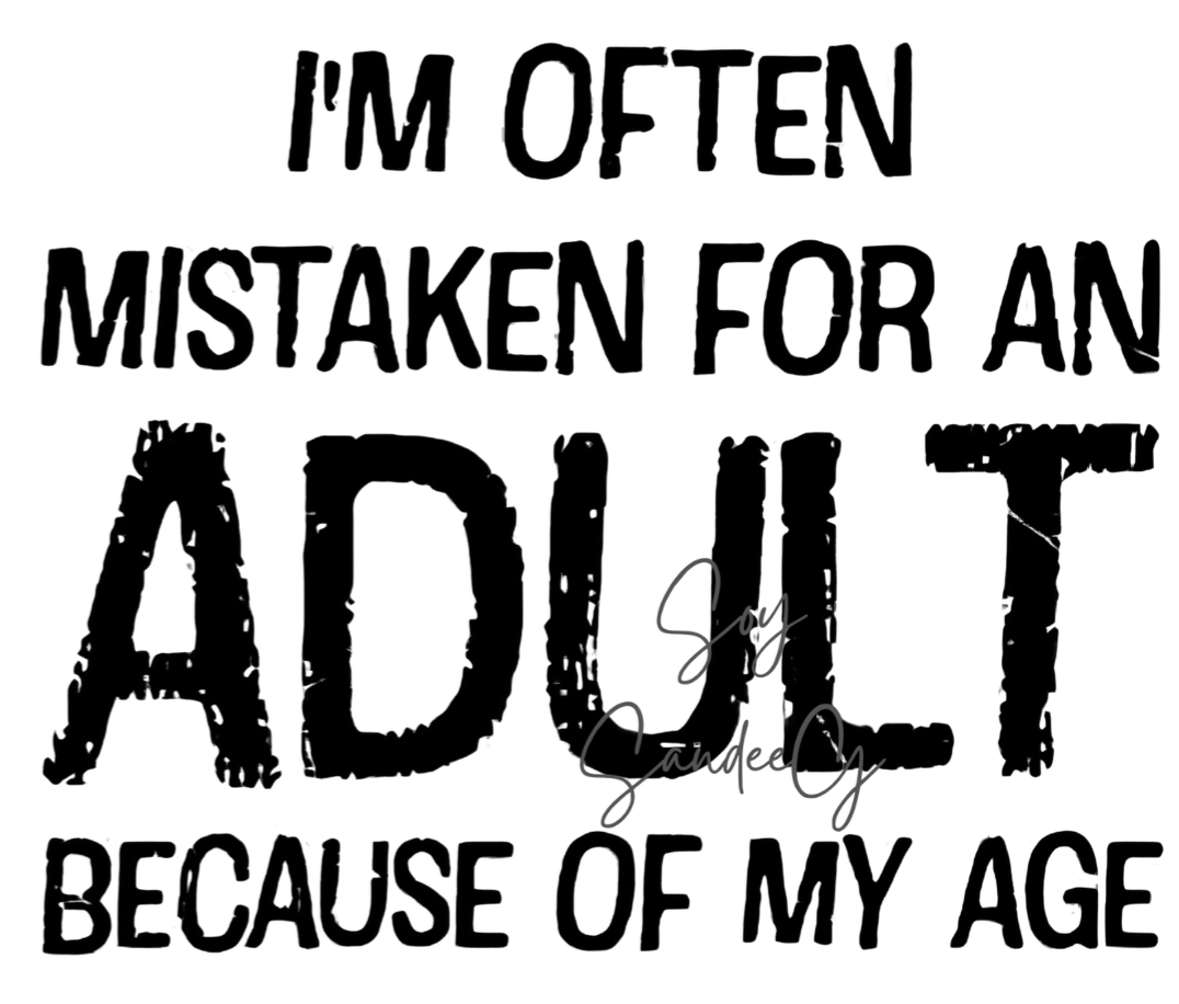 I'm Often Mistaken - UVDTF Decal for cups/hard surfaces sticker