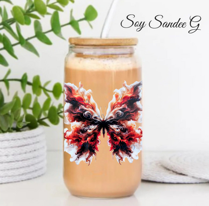 Smoke Butterfly #4 - UVDTF Decal for cups/hard surfaces sticker