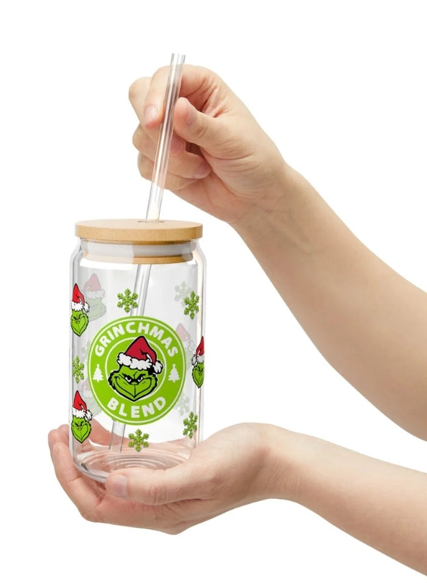 Grinchmas Blend - UVDTF Wrap for cups/hard surfaces sticker