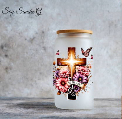 Be the Light Cross - UVDTF Decal for cups/hard surfaces sticker