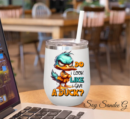 Do I Look Like I Give a Duck - UVDTF Decal for cups/hard surfaces sticker