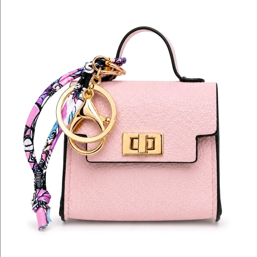 Mini Square Keychain Bag Accessory