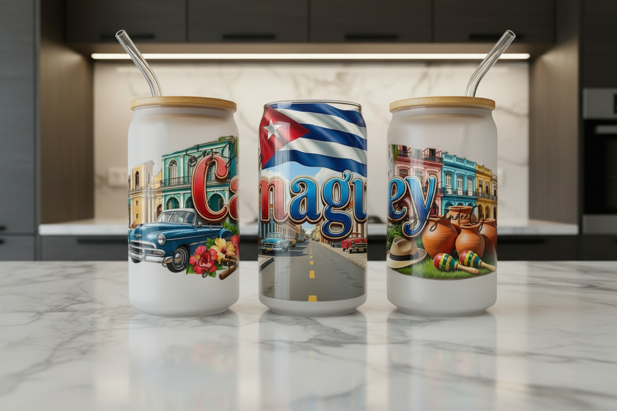 Cuba Camaguey - UVDTF Wrap for cups/hard surfaces sticker