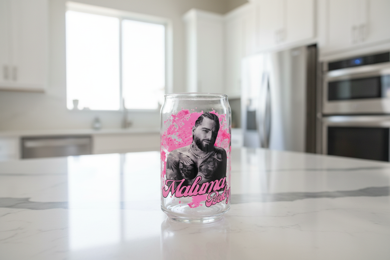 Maluma - UVDTF Wrap for cups/hard surfaces sticker